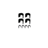 Rixen-Kaul Mounts & Spares - Klickrail Oversize Hooks Set